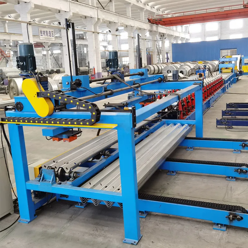 Guardrail Roll Forming Machine With Automatic Stacker