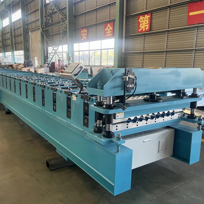 Trapezoid Roof Sheet Roll Forming Machine
