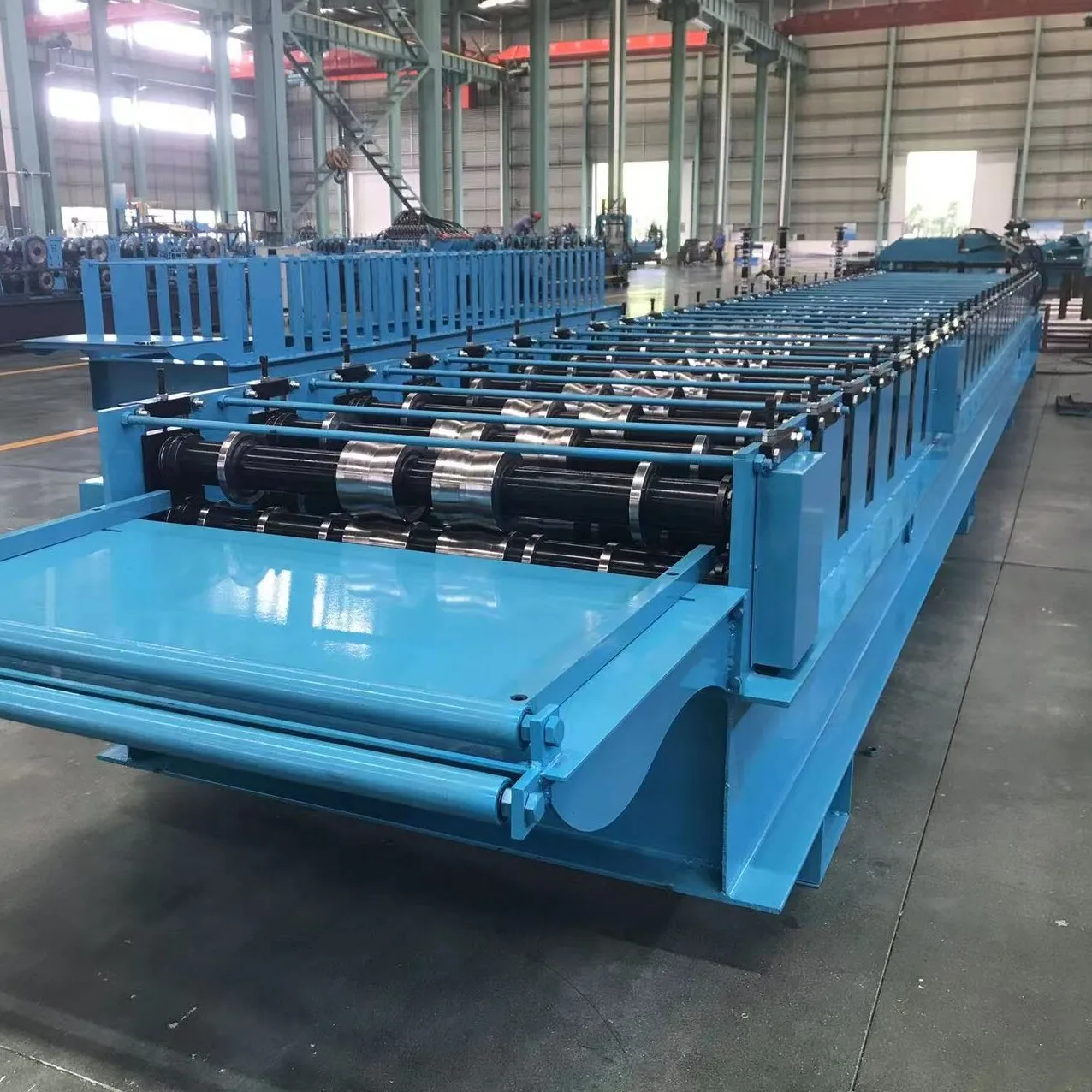 Trapezoid Roof Sheet Roll Forming Machine