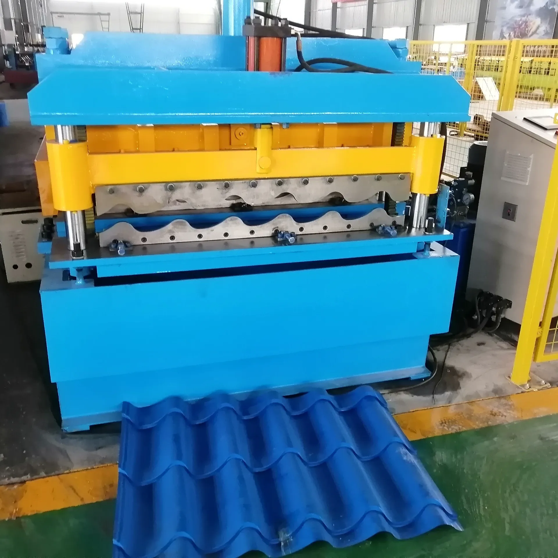 Glazed Tile Roof Sheet Roll Forming Machine